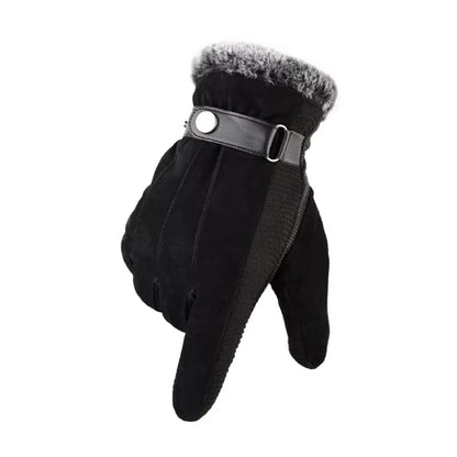 Touch Screen Winter Warm Men'S Gloves Genuine Leather Casual Gloves Mittens for Men Outdoor Sport Full Finger Glove ST030