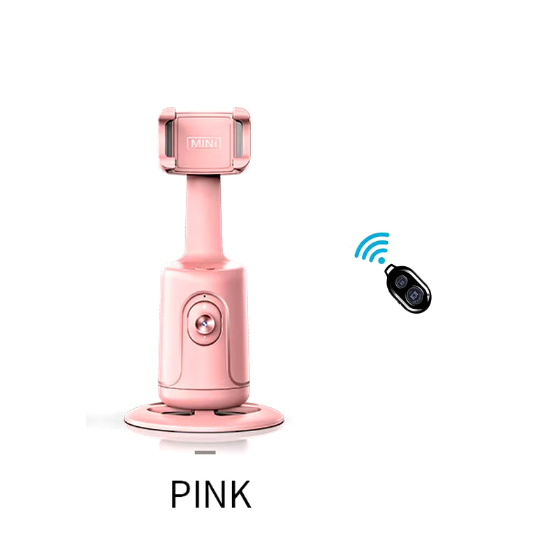 P01 Auto Tracking Shooting Gimbal AI Camera Recognition Body Face Track 360 Rotation Intelligent Follow Live Shoot Phone Stand