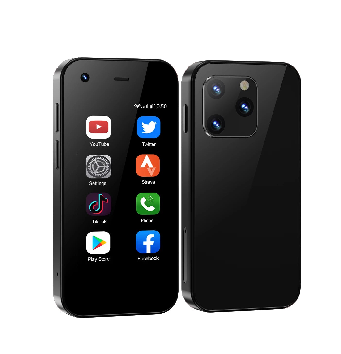 KING5000 Mini Smartphone 3G Networks Dual Nano SIM Android 9.0 System 16GB ROM 2.5'' Screen Play Store Pocket Smartphones