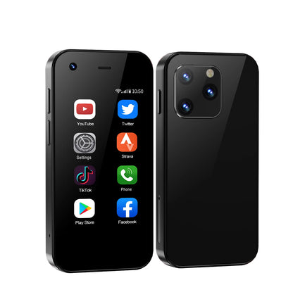 KING5000 Mini Smartphone 3G Networks Dual Nano SIM Android 9.0 System 16GB ROM 2.5'' Screen Play Store Pocket Smartphones