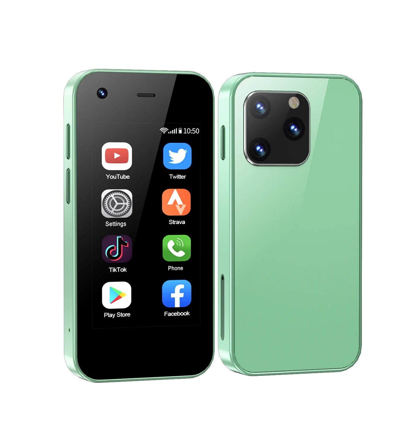 KING5000 Mini Smartphone 3G Networks Dual Nano SIM Android 9.0 System 16GB ROM 2.5'' Screen Play Store Pocket Smartphones