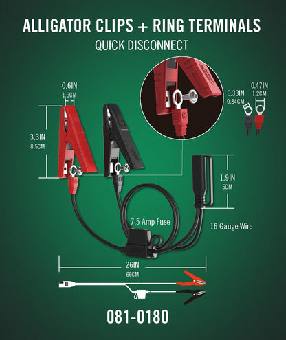 2 Bank Multibank Charger - 2.5 AMP (1.25 Amps per Bank) - Smart 12V Multi Battery Charger and Maintainer - 022-0165-DL-WH